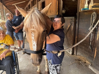 RSA di Maratea, un cavallo per amico